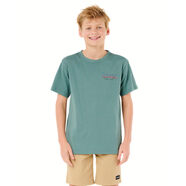 RIP CURL 男童短袖T恤 骷髏圖案 純棉透氣圓領(lǐng) 休閑舒適 青石噴發(fā) 12