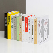 現(xiàn)代中式文藝裝飾書假書攝影道具模型樣板間咖啡廳桌面仿真書擺件 文藝套裝【5本】隨機(jī)款式 混搭
