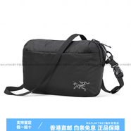 始祖鳥ArcteryxHeliad 15L 10L 6L 超輕戶外防水單肩雙肩背包書包 6L黑色單肩包