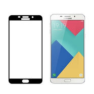 三星（SAMSUNG）適配三星A9手機鋼化膜A9000全屏覆蓋A9100高清防爆玻璃保護硬膜 三星A9/A9000/A9100【全屏黑色 兩片裝 三星Galaxy A9