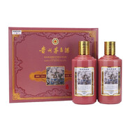 茅臺（MOUTAI）生肖紀(jì)念酒 53度 500ml 53%vol 飛天茅臺貴州醬香型白酒 收藏系列 375mL 2瓶 蛇年禮盒裝