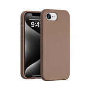 GDMX蘋(píng)果16E手機殼新款iPhone16e保護套情侶款輕奢防摔簡(jiǎn)約手機套液態(tài)硅膠不沾灰純色精孔全包保護殼 蘋(píng)果16E【卡其色】】鏡頭大孔