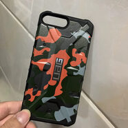 麥機(jī)殼UAG適用于蘋(píng)果iPhone6 7 8Plus/678SE探險(xiǎn)防摔保護(hù)套 迷彩橙 iPhone8Plus