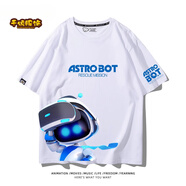 歐若梵宇宙機器人ps5游戲周邊Aso Bot短袖t恤衫男女休閑半袖體恤 白色2 M