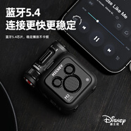 迪士尼（DISNEY）小音響藍牙音箱電腦臺式機家用桌面重低音高音質(zhì)小型戶(hù)外便攜男女生日新年禮物禮盒實(shí)用 M3黑
