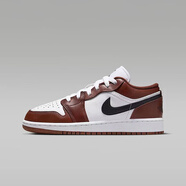 耐克（NIKE）Air JORDAN 1 GS AJ1 LOW低幫籃球鞋  白色/小馬棕/黑HF3188-102 35.5