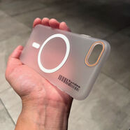 墨佰蘋果7/8手機殼磁吸Apple7Plus/8Plus保護套霧面膚感磨砂硬殼輕奢感時尚新款 磁吸款【透白色】 蘋果7Plus/8Plus【5.5寸】