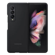 三星（SAMSUNG）原裝三星ZFold3官方硅膠殼W22保護(hù)套F9260手機(jī)殼5G折疊屏fold 黑色國(guó)行 原裝帶防偽碼 三星GalaxyZFold3