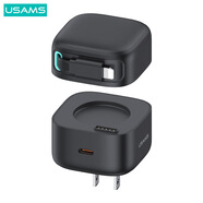 優(yōu)勝仕伸縮線充電器快充PD35w適用蘋果17iPhone16promax插頭Type-C數(shù)據(jù)線14氮化鎵充電頭套裝通用 黑色【iPhone7-14以上型號】 35W快充【自帶伸縮線便攜收納】