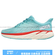 HOKA ONE ONEClifton 8 透氣 低幫 跑步鞋 女款 薄荷藍 36