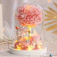 依雯然（Ivenran）生日禮物女【永生花】禮盒結(jié)婚畢業(yè)禮物老師伴手禮高級感擺件實用