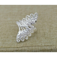 KZD老鳳凰足銀戒指女純銀個(gè)性夸張足銀活開(kāi)口戒民族國風(fēng)食指指環(huán) 款