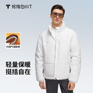 拇指白小T秋冬氣凝膠科技棉服宇航服保暖衣運(yùn)動(dòng)休閑情侶款防寒服外套 白色 3XL