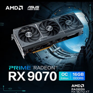 華碩華碩TUF-RX9070XT-O16G-GAMING超頻版顯卡采用軍規級別組件 PRIME-RX9070-O16G 16