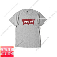 Levi's李維斯男款經(jīng)典LOGO印花短袖T恤17783-0140官方旗艦正品 灰色 17783-0138 M