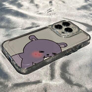 班美蘿卡通庫洛米巴庫透明手機殼適用iPhone15promax情侶保護套蘋(píng)果11121314pro硅膠清水小米121314Ultra 透明-Q13巴庫 天使眼加高 iPhoneSE(第三代)