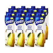 圣濤（SANTAL）意大利原裝果汁1L*12瓶整箱聚會(huì )鮮果飲橙汁梨汁飲料 【整箱】梨汁飲料1L*12瓶