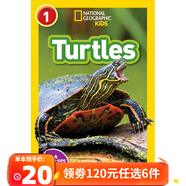 120元6件【一階段】美國國家地理兒童英語(yǔ)分級閱讀物 National Geographic Kids Readers Level 1 初階低幼兒動(dòng)物小百科啟蒙繪本英文原版繪本 一階：烏龜