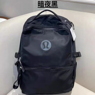 LULU露露樂(lè)蒙防水大容量雙肩包 黑色