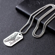 BJYL項鏈男款潮流韓版個(gè)性男士吊墜歐美掛墜配飾品街頭嘻哈鎖骨鏈禮物 8號特兵