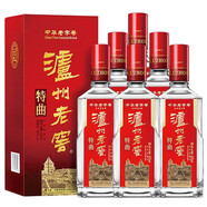 瀘州老窖 特曲/國(guó)窖1573 濃香型白酒  【婚宴專享】新老款隨機(jī)發(fā)貨 52度500mL6瓶2016年瀘州老窖特曲