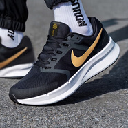 耐克（NIKE）男鞋 2025秋季新款運動鞋時尚休閑鞋網(wǎng)面透氣輕便耐磨跑步鞋 黑/金屬色/煤黑/白/曬圖返10 39