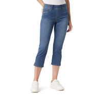 Gloria Vanderbilt 女士高腰直筒牛仔七分褲 舒適彈力修身通勤 城堡點(diǎn) 16