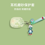 炫套適用小米Buds 5 Pro耳機(jī)保護(hù)套全包磨砂xiaomi Buds 5 Pro保護(hù)殼透明防摔可愛卡通小米5Pro耳機(jī)套 油畫小花+潮服杰尼龜【配掛鉤+掛繩】 小米Buds 5 Pro