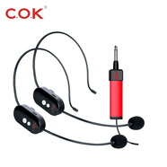 COKCOK1103頭戴萬能無線教師宣傳領(lǐng)舞會議舞臺演講音響專用教學(xué)耳麥 COK1104 U段調(diào)頻 雙耳麥