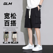 GLM短褲男夏季潮流百搭工裝褲寬松運(yùn)動(dòng)透氣速干跑步五分褲