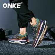 ONKE跑步鞋男輕便透氣減震防滑耐磨網(wǎng)面女鞋超輕情侶運(yùn)動(dòng)鞋 午夜藍(lán) 40