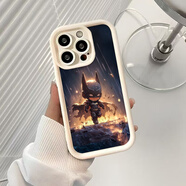 知啦寶適用iPhone16ProMax手機(jī)殼天眼階梯殼新品小清新硅膠手機(jī)套 Q蝙蝠俠黑 iPhone4