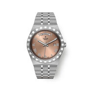 帝舵（TUDOR）皇家 瑞士手表 鋼帶粉盤 機(jī)械男表 41mm M28600-0009