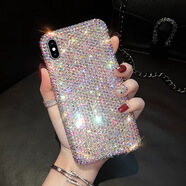 奢華貼鉆適用蘋果13手機套女神iPhone12pro水鉆xs max防摔11外殼 AB鉆 ip7/ip8/se2 4.7寸