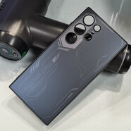 三星（SAMSUNG）【原裝品質(zhì)】新款適用三星S24Ultra手機殼5G防摔S23Ultra亮面時尚 【AG工藝】鈦黑色-裸機手感 SM-S23Ultra