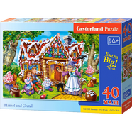 Castorland巧思進(jìn)口拼圖大片40片 兒童系列 糖果屋040285
