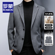羅蒙（ROMON）超薄西裝外套男春夏季透氣防曬單西上衣男士外套輕奢休閑小西服男 【秋冬款】灰色 L -175/92A(適合125-145斤)