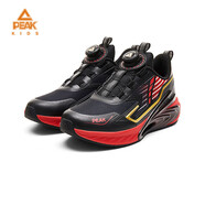 匹克（PEAK）兒童運動(dòng)鞋冬季新款童鞋男童大童態(tài)極星璇紐扣跑步鞋時(shí)尚休閑 黑色/大紅 38