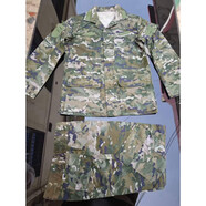 新款夏冬季水墨叢林正版蛙服迷彩服套裝戶外耐磨原廠羽絨大衣 【水墨】夏【衣+褲】 170/92-96