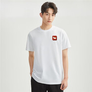 佐丹奴（Giordano）佐丹奴聯(lián)名T恤男新款純棉可愛卡通狗狗印花圓領短袖T恤男91095031 18 白 均碼 s小碼