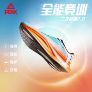 匹克（PEAK）[GO]態(tài)極男鞋二次呼吸2.0競訓體測跑步鞋緩震運動(dòng)鞋男 海上日出(水晶藍/熒光橙) 39