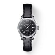 天梭（TISSOT）瑞士手表Tissot天梭機械女表鋼帶力洛克系列女士手表T41.1.183.33 T41.1.123.57