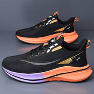 花花公子赤兔8Pro跑步鞋男青少年學(xué)生夏季透氣男士運動(dòng)鞋子男士減震慢跑鞋 黑色 PLG2510066 40