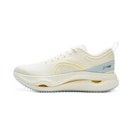 李寧（LI-NING）2025新品驚鴻女子舒適百搭體考學(xué)生訓(xùn)練柔軟休閑緩震保護跑鞋 V002-2乳白色 36