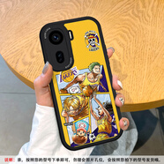 美齡美麗適用VIVOiqooneo10手機(jī)殼海賊王NBA湖人iqooneo5s全包neo8pro軟硅膠7se皮質(zhì)3套turbo6動(dòng)漫路飛男新 黑色-黃底索隆香吉士烏索普喬巴M iQOO Z9 Turb