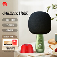 唱吧小巨蛋麥克風(fēng)G2升級版 無線K歌麥克風(fēng) 話筒音響一體  藍(lán)牙音響 家庭KTV生日禮物 G2升級復(fù)古綠+充電樁套餐 系列