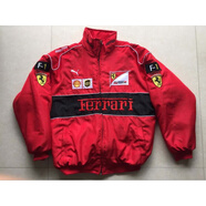 OEIN法拉利衣服F1賽車服復古風學院風個性外套全刺繡現(xiàn)貨秋冬外套棉服 法拉利紅色 彪馬 M