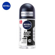 妮維雅（NIVE）止汗走珠 腋下香體滾珠止汗露 男士黑白出眾50ml