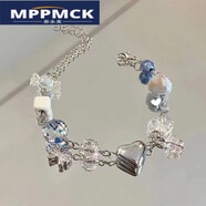 夏日彩虹多巴胺小清新彩色小眾批發(fā)甜美彩虹星星彈力繩手鏈手飾 水星記愛(ài)心蝴蝶結手鏈