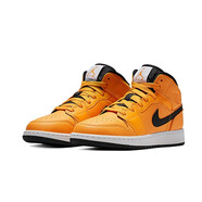 耐克（NIKE）【極速發(fā)貨】耐克 AJ1黑黃新歡復(fù)古女子/青少年籃球鞋 554725-700 黃色36/37.5/40 36